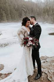 28 Winter Wedding Dresses To Help You Brave The Chilly Weather Winter Wedding Fur Winter Wedding Dress Winter Wedding Receptions