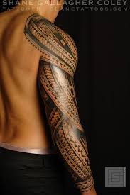 Maori Polynesian Tattoo Polynesian Sleeve Tattoo Tatau Maori Tattoo Tribal Sleeve Tattoos