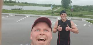 Hubby conquers 10 miles in the rain