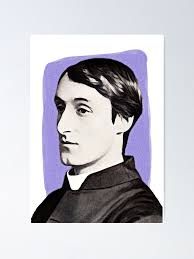 English Poet Gerard Manley Hopkins illustration " Poster for Sale by  Litstoy