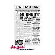 Biglietto Auguri Giornale Compleanno 60 Anni Amica Quotidiano Regalo Umoristico Compleanno Buon Compleanno Auguri Di Buon Compleanno