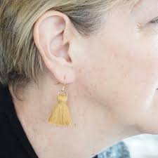 Buy 6pcs-silk Tassels Long Silky Jewelry Tassels, 65mm ( 2.55" )handmade  Tassel for Jewelry Making Silk Fringes Tassel Earrings Tassel Necklace  Online in India