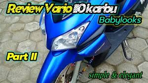 Modif striping honda cbr150r lokal black and red new racing via motoblast.org. Striping Variasi Vario 110 Click Striping Variation Vario 110 Click By One Tone