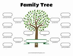 Family Tree Template Online Fresh 4 Generation Family Tree Template Free Family Tree Templa Free Family Tree Template Family Tree Printable Blank Family Tree