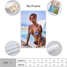 Littleangel84 Sexy Woman Model PosterWall Poster Art Canvas Printing Living  Room Office Bedroom Aesthetic Poster 08x12inch(20x30cm) Unframe-style : ...