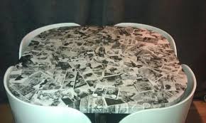 My First Attempt At Decoupaging It S An Ikea Fusion Table I Painted The Chairs Milk White And Decouaged With The W Fusion Tables Walking Dead Comic Book Ikea