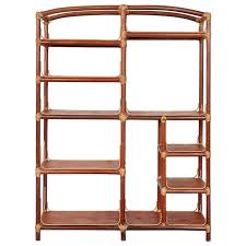 No account needed, updated constantly! Rattan Wicker Wood Wall Five Tiers Shelf Unit Stand Storage Book Case Etagere For Sale At 1stdibs