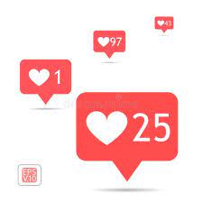 A Set Of Icons Counter Notifications Instagram Follower Icon Set Like 1 25 4 Sponsored Icon Follower Ico Instagram Like Symbol Instagram Followers