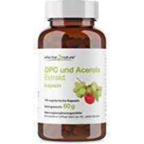 Effective Nature Opc Und Acerola Extrakt Mit Naturlichem Vitamin C Aus Der Acerola Kirsche 100 Vegane Faszien Ernahrungsplan Erstellen Laktosefreie Ernahrung