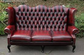 Haytug 76.4'' velvet rolled arm chesterfield sofa. Oxblood Red Leather Chesterfield Sofa Suite Settee Couch For Sale In Uttoxeter Staffs Prelo Red Leather Chesterfield Sofa Red Sofa Leather Chesterfield Sofa