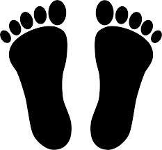 Svg Footprints Foot Feet Toes Free Svg Image Icon Svg Silh