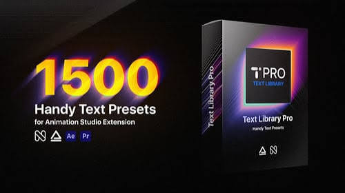 Text Library - Handy Text Animations for After Effects