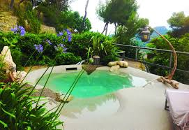 Private Backyard Biodesign Beach Entry Pool Beach Entry Pool Backyard Beach Natural Pool