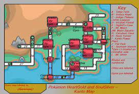 Maphill is more than just a map gallery. Pokemon Heartgold Version Kanto Map Map For Ds By Shayminguy7 Gamefaqs
