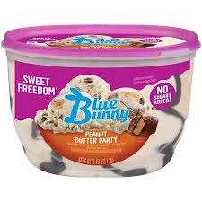 Blue Bunny Sweet Freedom Peanut Butter Party Light Ice Cream 46 Fl Oz Walmart Com Peanut Butter Blue Bunny Peanut Butter Lovers