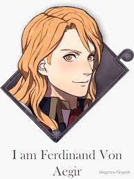 "Timeskip Ferdinand Von Aegir" Sticker for Sale by Maycrow-Graphic