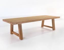 Blok Reclaimed Teak Outdoor Dining Table Picnic Style Dining Table Teak Dining Table Contemporary Wood Dining Table
