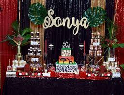 Huge selection of backdrop themes for events, recitals, theatre and performing arts. African Themed 50th Birthday Birthday Sonya S African Themed Birthday Party Catch My Party