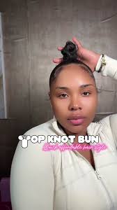 Sleek Top Knot Tutorial Under $20