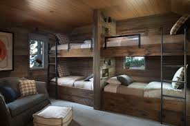 Jennifer Robin Interiors In 2020 Rustic Lake Houses Bunk Beds Built In Wood Bunk Beds