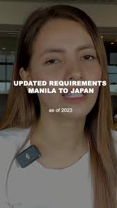 Manila To Japan Requirements as of 2023 #Travel #Japan #Manila #foryou  #foryoupage #fypシ゚viral #titkok #fyp #shorts #tourist #immigration  #Philippines