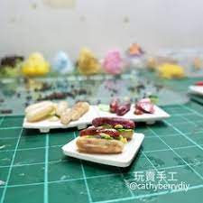 大腸包小腸的英文好長 大腸包小腸 手作 袖珍食物 樹脂黏土 handmade miniatures dollhouseminiatures puppenhaus puppen
