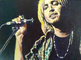 Acrylic painting of Tom Petty for Shona's birthday "Favourite Rock Star"... 