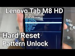 Hard reset, factory reset and . How To Hard Reset Lenovo Tab M8 Hd Youtube