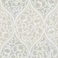 Astoria Grand Womble Ogee 33 X 20 5 Damask 3d Embossed Wallpaper Roll