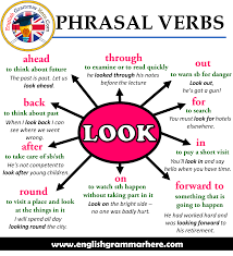 Phrasal Verbs Look Definitions And Example Sentences English Grammar Here English Vocabulary Words Learn English Words English Phrases
