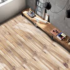 Wood Grain Print Vinyl Floor Sticker Vinyl Flooring Diy Tile Flooring