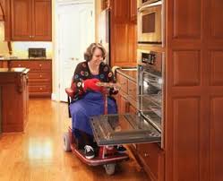 Drawer microwave models are marketed by bosch, dacor, gaggenau, sharp, thermador, viking and wolf. Kitchen Oven Stacked Oven Positioned So That Lower Oven Is At A Safe Height For Wheelchair Access Occupational Therapy Aging In Place Home Health