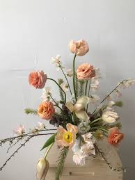 Spring Vase Arrangements Arrangement Marigold Flower