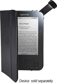 Best Buy Amazon Kindle Keyboard Leather Cover With Light Black 540 0028 0