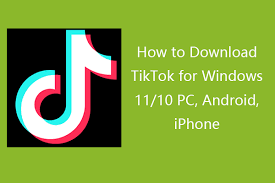 If that is your intention download tiktok on android, the first thing to do is. Tiktok Download For Windows 11 10 Pc Android Iphone