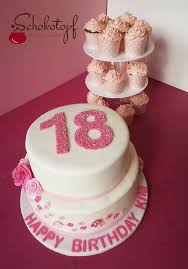 Pink Hbirthday Pink Glitter Torte Cupcakes Torten Selfmade