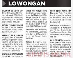 Maybe you would like to learn more about one of these? 20 Contoh Iklan Baris Syarat Syarat Dan Perhitungan Harganya Grafis Media