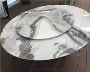 Classic Fendi White Marble Dining Tops Table Top