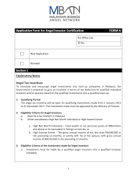 For the year 2018, will i be refunded after i complete the 182 days (in june)? Angel Investor Application Form