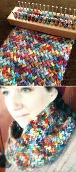 List of free patterns with video tutorials updated every month with a new loom knitting stitch pattern. Loom Knitted Scarf Patterns You Ll Love The Whoot