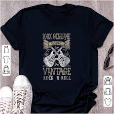 Women's vintage clothes and fashion styles. Top 100 Genune Class Guitar Electric Vintage Rock N Roll Shirt Hoodie Sweater Longsleeve T Shirt
