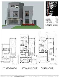 Urban Two Story Home Floor Plans Inner City Narrow Lot Home Design Preston Wood Associates House Floor Plans House Layout Plans Modern House Plans