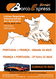 A viagem de portugal para frança está: Barca Express Alvegal Publications Facebook