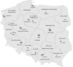 All cities of poland on the maps. Administrative Division Of Poland Cities Capitals Of Regions Download Scientific Diagram