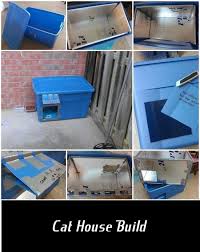 Pin By Alicia Saum On For The Home Cat House Diy Feral Cat House Dog House Diy