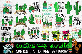 Download Cactus Svg Bundle Free Design Of The Week Design Bundles