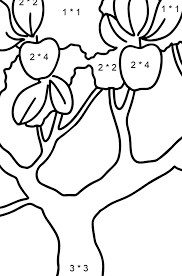 Using elements of sacred nature, this coloring page features 10 designs that go from simple to more complex in many series. Apple Tree Difficult Coloring Page Online And Print For Free