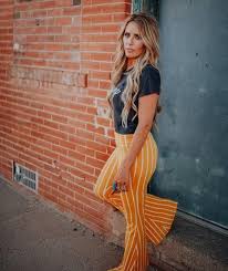 Black And White Striped Bell Bottom Jeans Ole Mellow Yellow Mustard White Vintage Striped Bell Bottoms Fashion Bell Bottom Pants Outfit Bell Bottoms