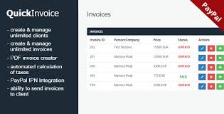 Free Download Quickinvoice Invoice Manager With Paypal Integration