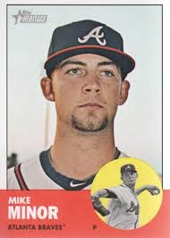 2012 Topps Heritage Baseball #399 Mike Minor